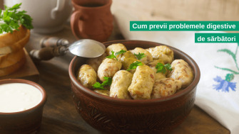 Cum previi problemele digestive de sarbatori