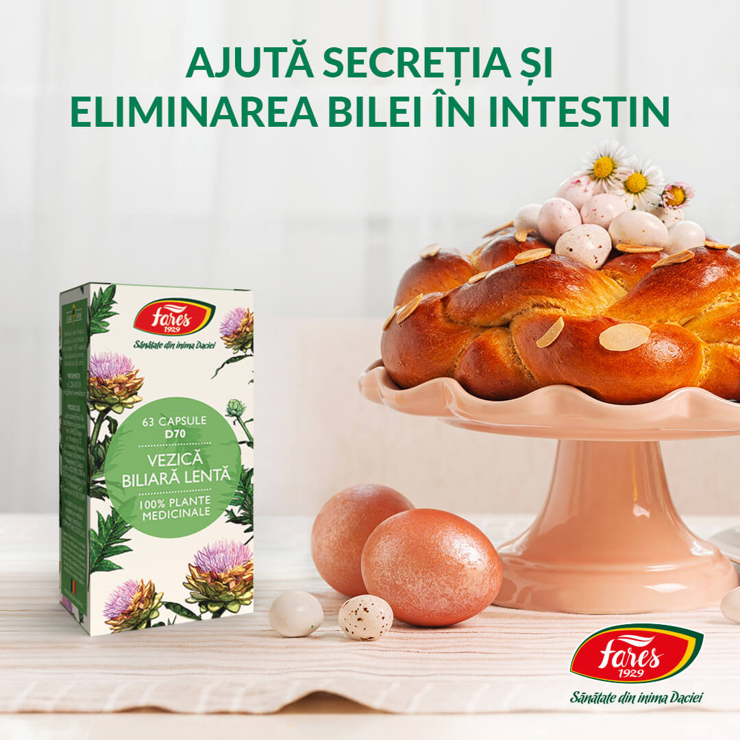 Vezica biliara lenta, D70 - supliment alimentar