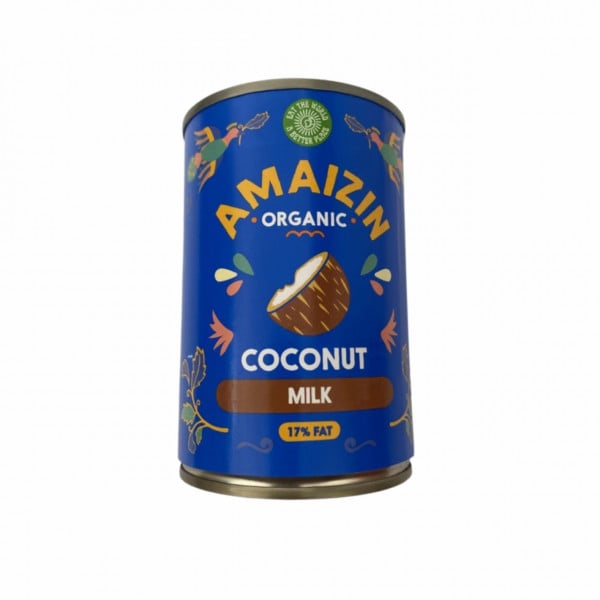 Amaizin Lapte din nuci de cocos 17%, ECO - 400 ml