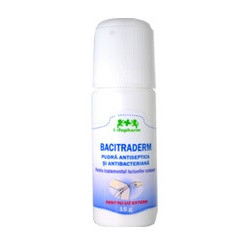 Bacitraderm Pudra antiseptica si antibacteriana - 15 g
