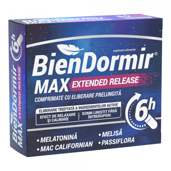 Bien Dormir Max Extended Release - 30 cpr