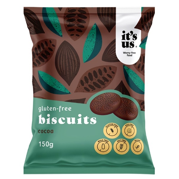 Biscuiti Fragezi fara Gluten cu Cacao - 150 g