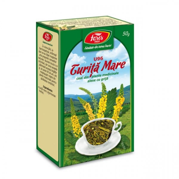 Ceai Turita Mare - Iarba - 50 gr Fares