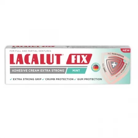 Crema adeziva Lacalut Fix Mint - 40 g