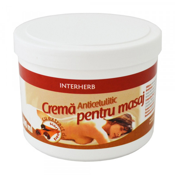 Crema anticelulitica pentru masaj cu scortisoara - 500 ml