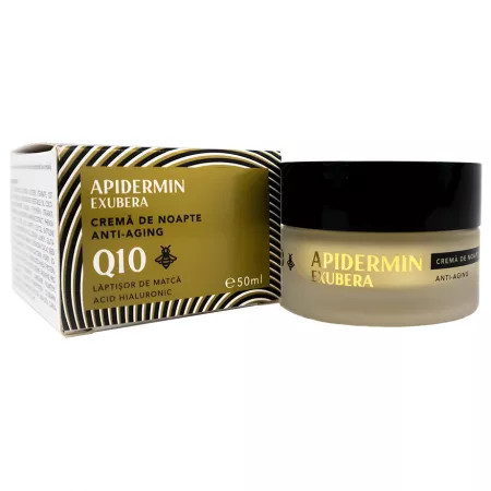 Crema de noapte anti-aging cu Q10 Apidermin Exubera - 50 ml