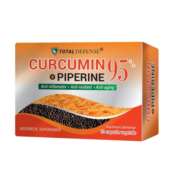 Curcumin + Piperine 95% - 10 cps