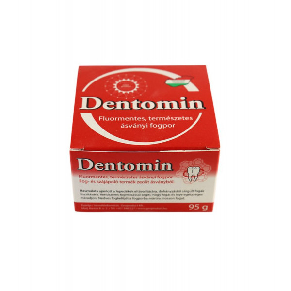 Dentomin - praf de dinti nespumant - 95 g