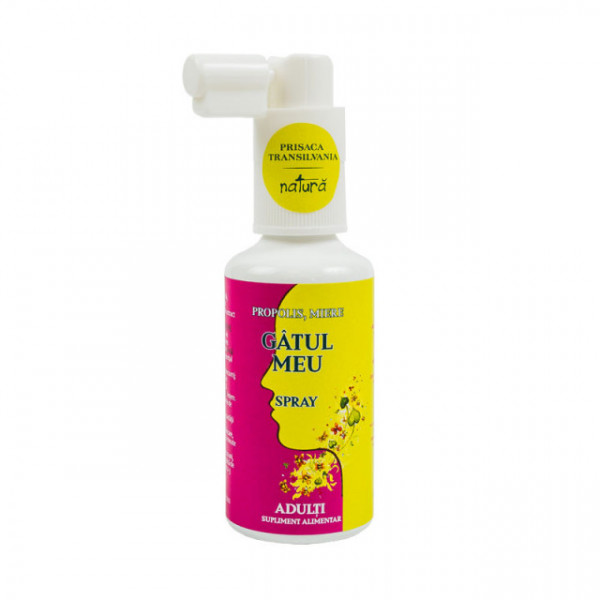 Gatul Meu spray de gat cu propolis adulti - 50 ml