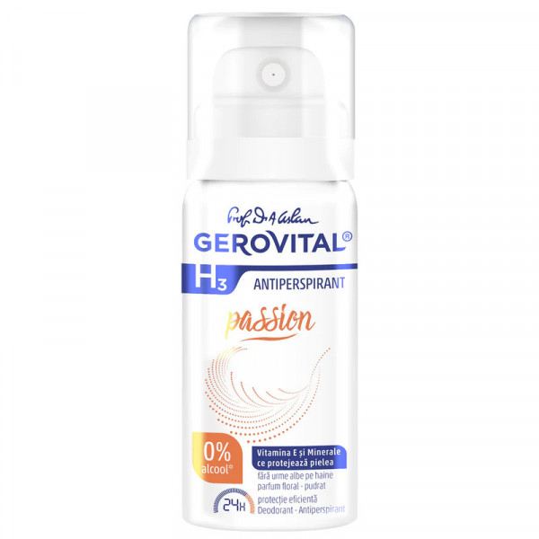 Gerovital H3 Deodorant Antiperspirant Passion - 40 ml