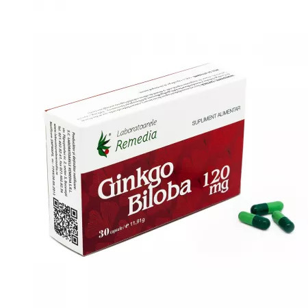 Ginkgo Biloba 120 mg - 30 cps