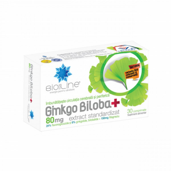 Ginkgo Biloba 80 mg - 30 cpr