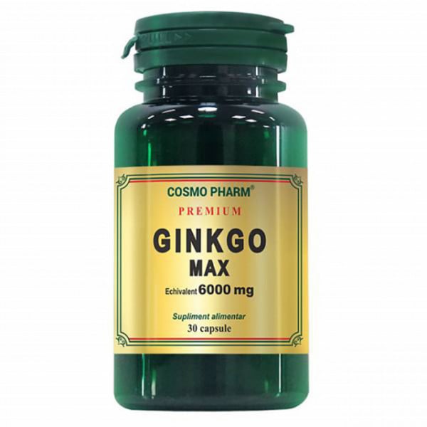 Ginkgo Max Extract 6000 mg - 30 cps