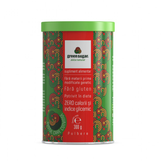 Green Sugar Pulbere (cutie carton) - 300 g