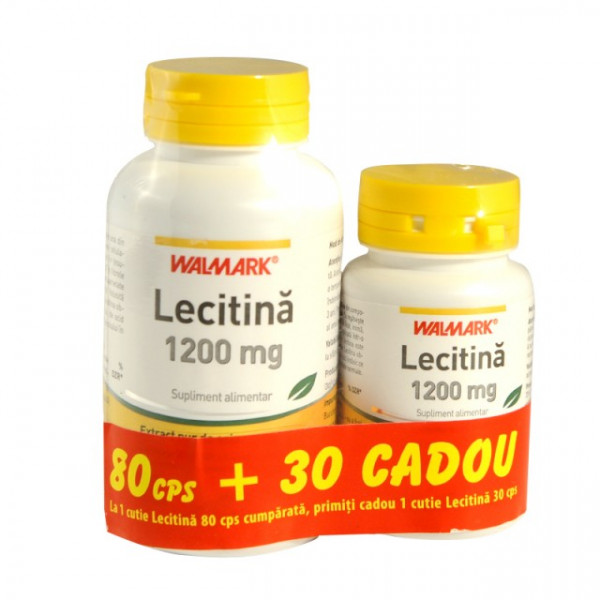 Lecitina 1200 mg - 80 cps + 30 cps Gratis
