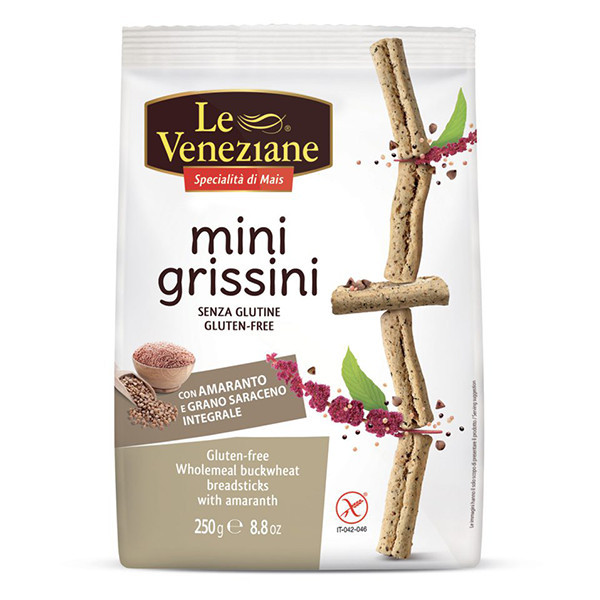 Mini Grissini cu Amarant si Hriscs - 250g - Le Veneziane