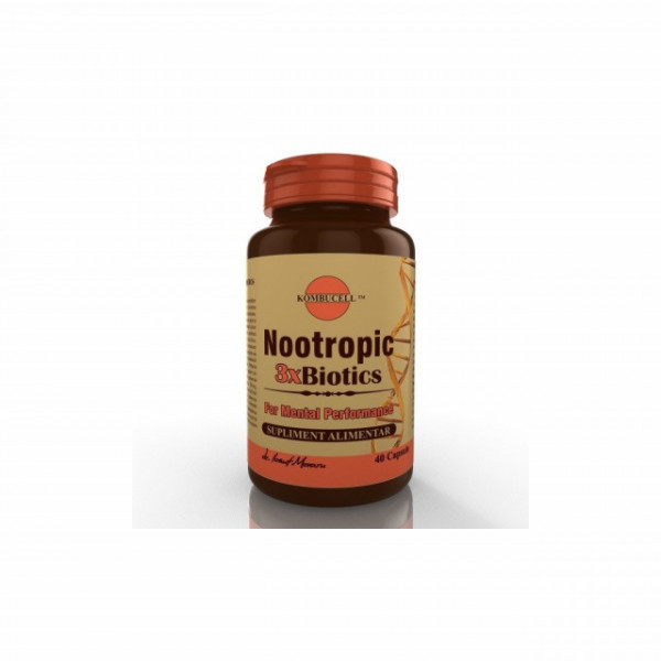 Nootropic 3xBiotics - 40 cps, Medica