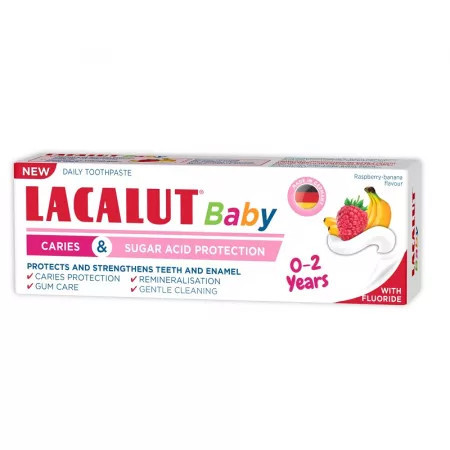 Pasta de dinti 0-2 ani Lacalut Baby - 55 ml
