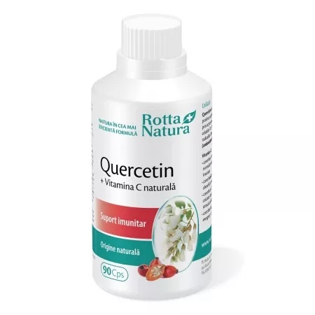 Quercetin + Vitamina C naturala - 90 cps