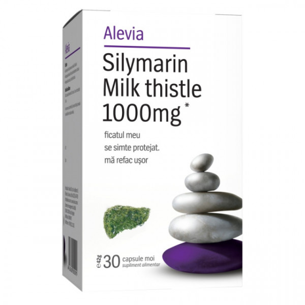 Silymarin Milk Thistle 1000 mg - 30 cps