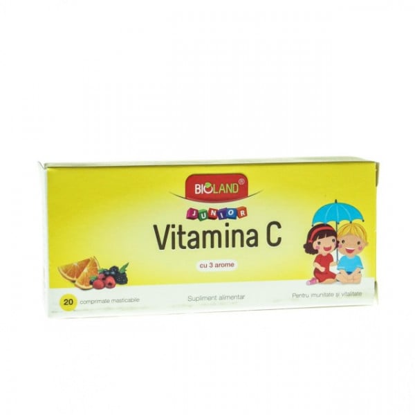 Vitamina C Junior 3 arome - 20 cpr