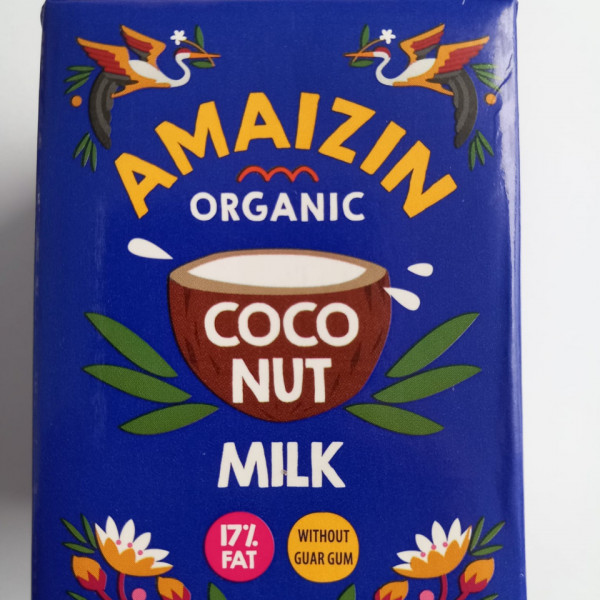 Amaizin Lapte din nuci de cocos 17%, ECO - 500 ml