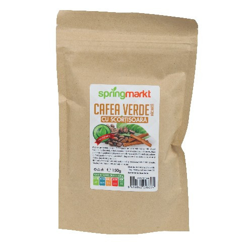 Cafea Verde Macinata cu Scortisoara - 150 g, Adams Vision