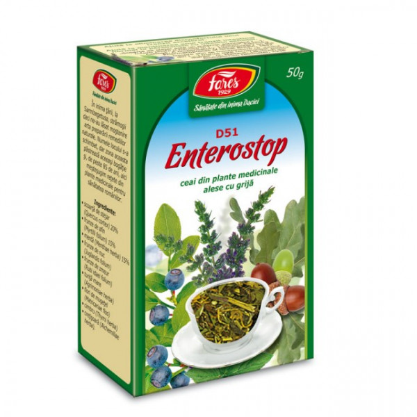 Ceai Enterostop D51 - 50 g Fares