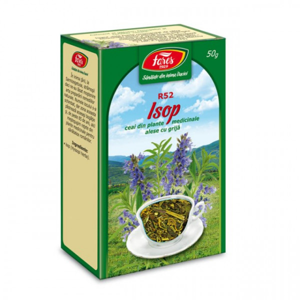 Ceai Isop - Iarba R52 - 50 gr Fares
