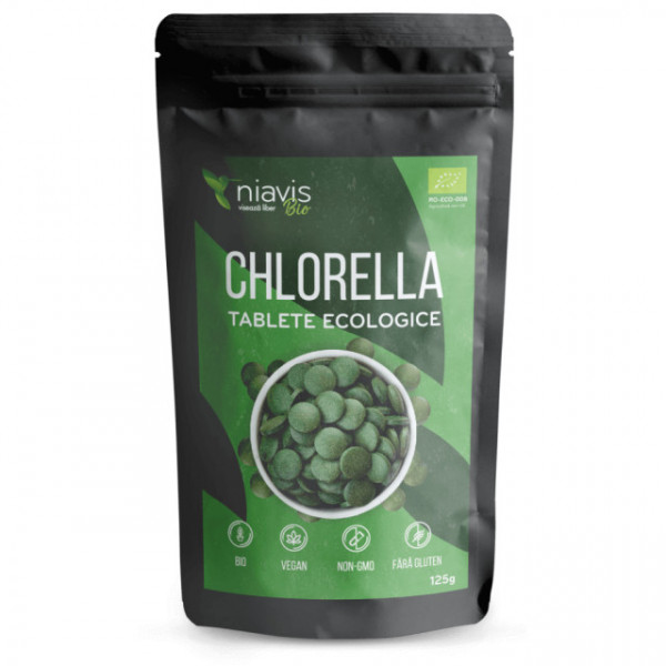 Chlorella Tablete Ecologice 125 g