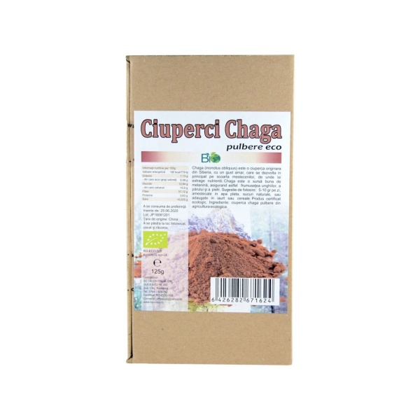 Ciuperci Chaga pudra BIO - 125 g, Deco Italia