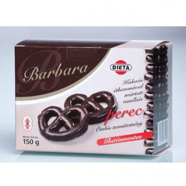 Covrigei cu vanilie in glazura de ciocolata - 150g - Barbara