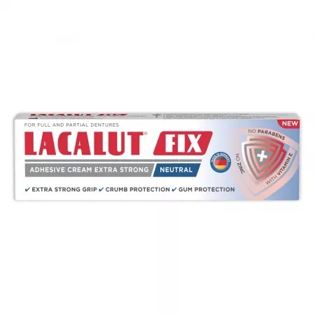 Crema adeziva Lacalut Fix Neutral - 40 g