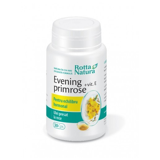 Evening Primrose + Vitamina E - 30 cps