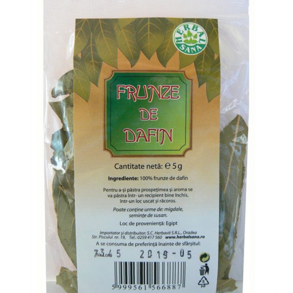 Frunze de dafin - 5 g Herbavit