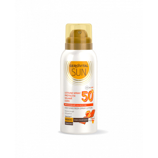 Gerovital Sun Lotiune Spray Protectie Solara Copii SPF 50 - 100 ml