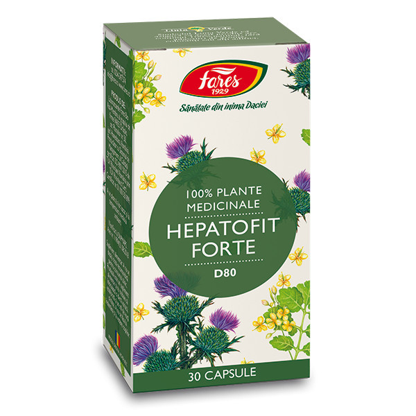 Hepatofit Forte D80 - 30 cps
