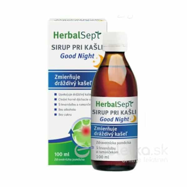 HerbalSept Good Night sirop de tuse - 100 ml