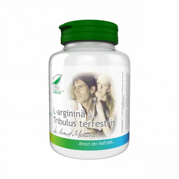 L-arginina si Tribulus Terrestris - 150 cps