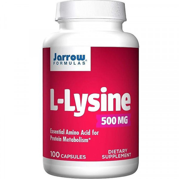L-Lysine 500mg 100 capsule - Jarrow Formulas