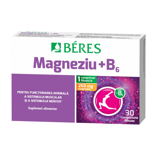 Magneziu cu B6 * Beres x 30 tb