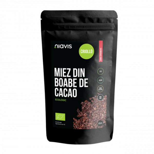 Miez Boabe Cacao Ecologice 125 g