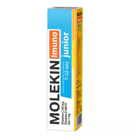 Molekin Imuno Junior 7-12 ani - 20 cpr efervescente