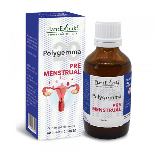 Polygemma 20 Premenstrual, Plantextrakt, ambalaj nou