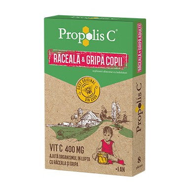 Propolis C Raceala & Gripa Copii - 8 dz