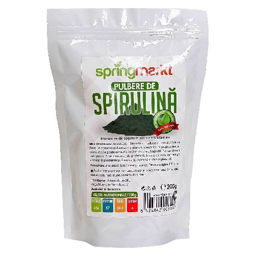 Pulbere de Spirulina - 200 g Adams Vision