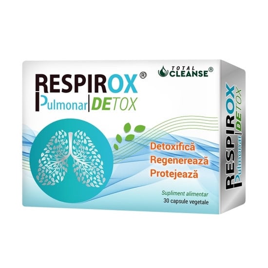 Respirox Pulmonar Detox 750mg - 30 cps