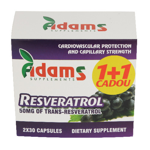 Resveratrol 50 mg - 30 cps 1+1 Gratis