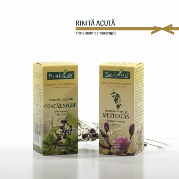 Tratament naturist - Rinita acuta (pachet)
