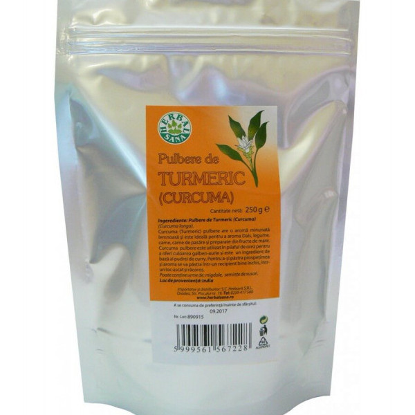 Turmeric pulbere - 250 g Herbavit